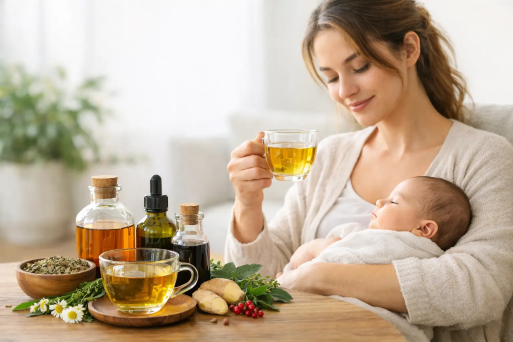 Best Herbal Tonics for Mothers After Birth