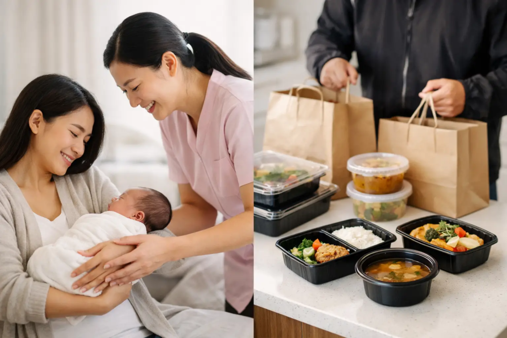 Confinement Nanny vs Meal Delivery: Which Fits?