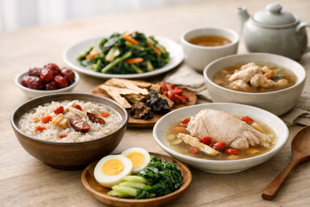 TCM Postpartum Food Principles for Recovery