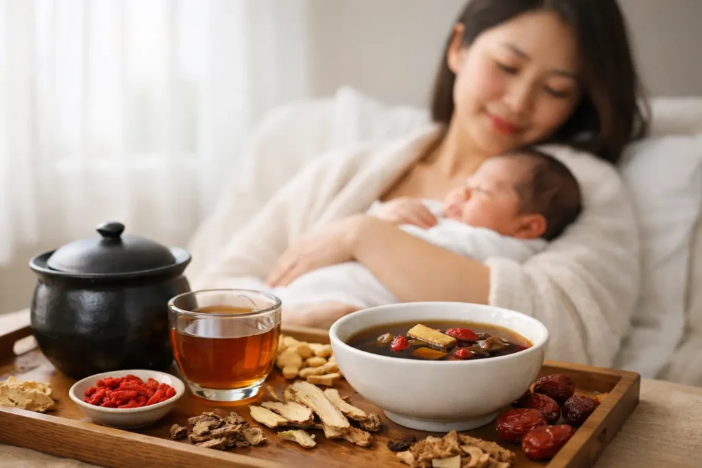 Can Herbal Tonics Aid Recovery After Birth?