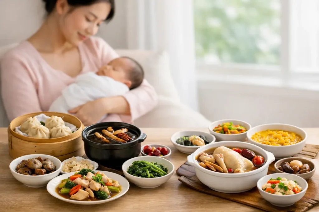 Confinement Meal Comparison for New Mothers