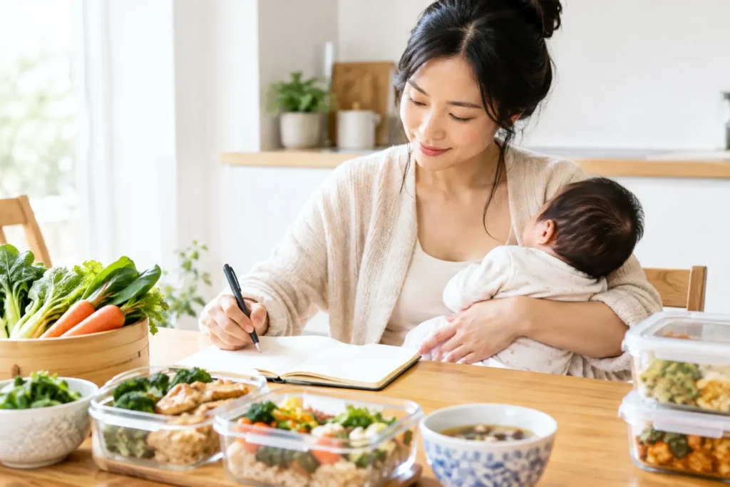 How to Plan Postpartum Meals Without the Stress